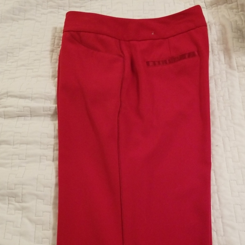 Red trousers